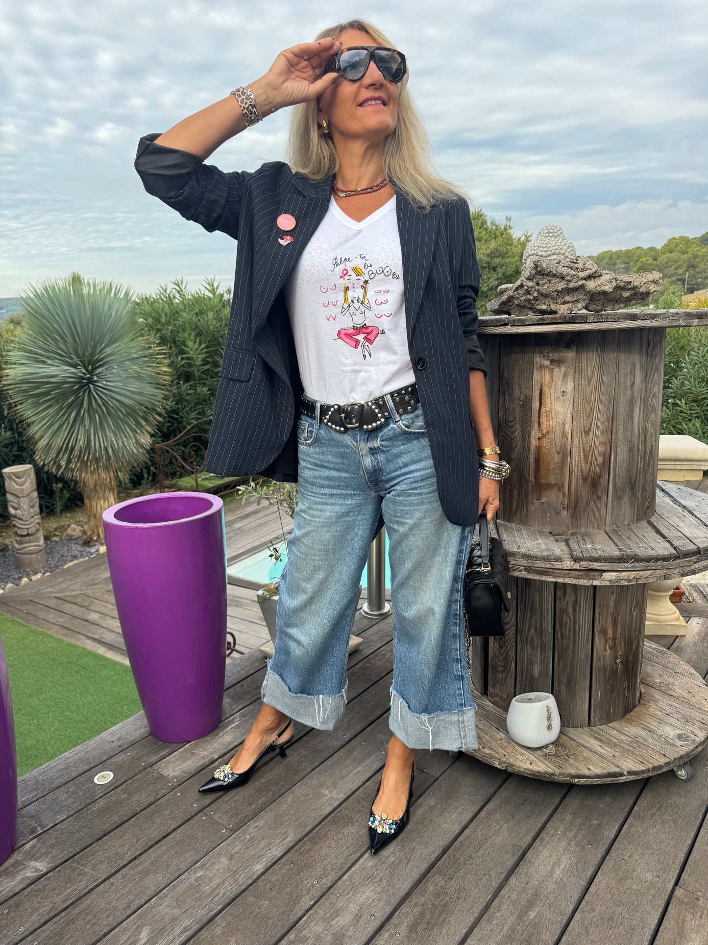 TEE SHIRT OCTOBRE ROSE