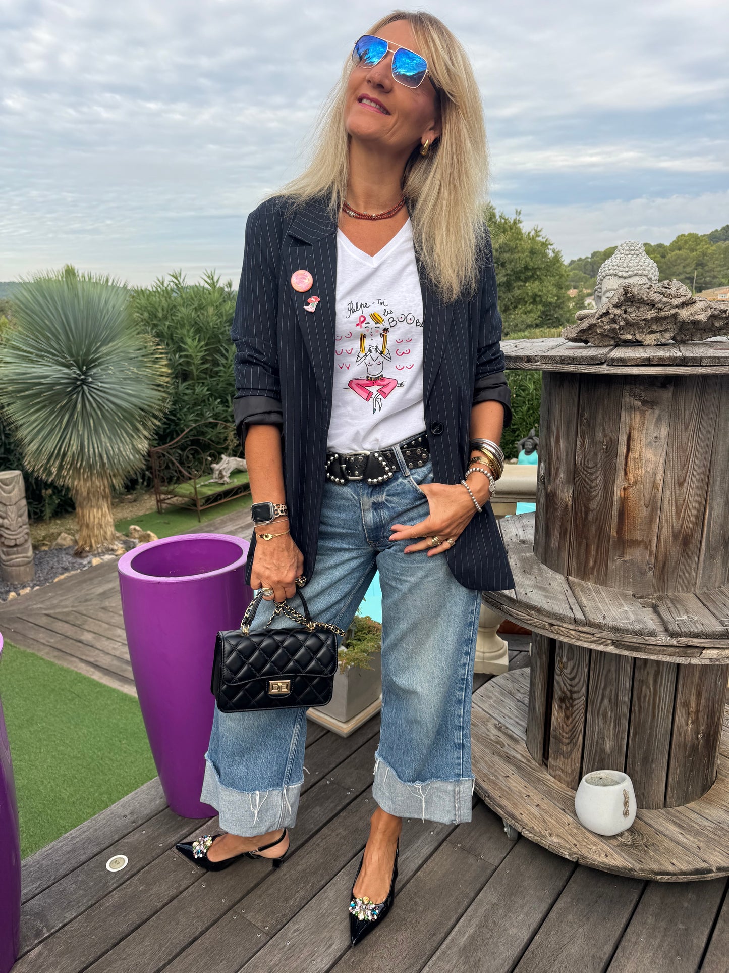 TEE SHIRT OCTOBRE ROSE