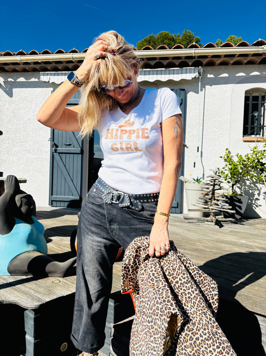 Tee-Shirt Hippy Girl