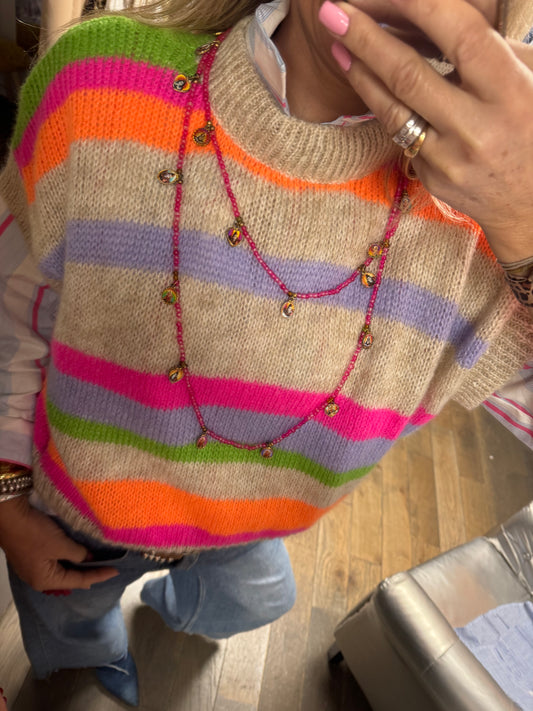 Pull multicolore